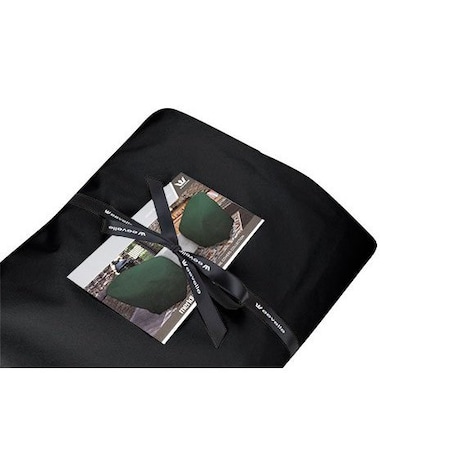 Eevelle Meridian Round Table Set Cover, Black, 94 in L x 94 in W x 25.5 in H MDTRDCL-BLK